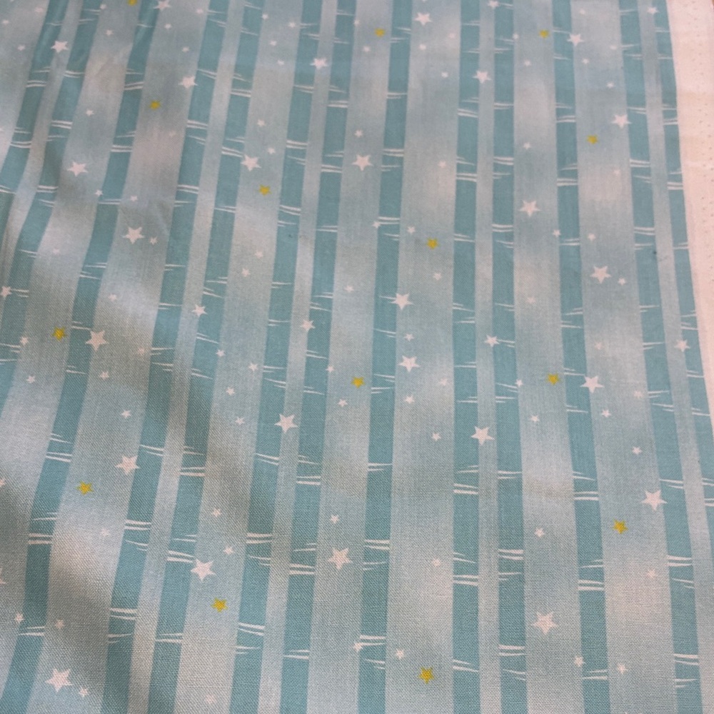 Starry Sky Blue Fabric for Crafts